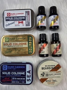 🆕️ Duke Cannon Men's Beard Care & Cologne Bundle